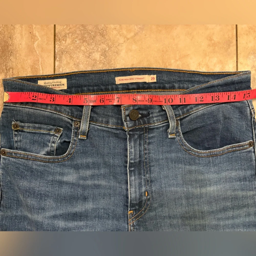 LEVI’S 724 HIGH RISE STRAIGHT WOMEN'S JEANS SIZE 29 - Picture 12 of 15